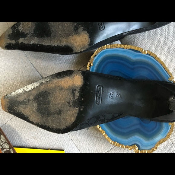 COPY - Size 6 1/2 black signature mules - Picture 4 of 6